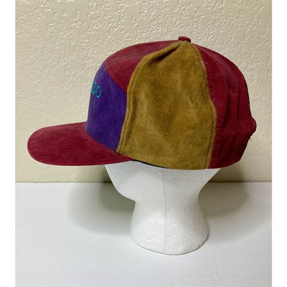 Colorado Hat Color Block Patchwork Sueded Embroidered SnapBack Cap - Picture 3 of 9